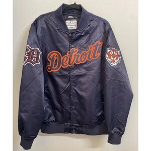 Pro Standard - Detroit Tigers Old English‎ Men's Rib Satin Jacket - Size XL